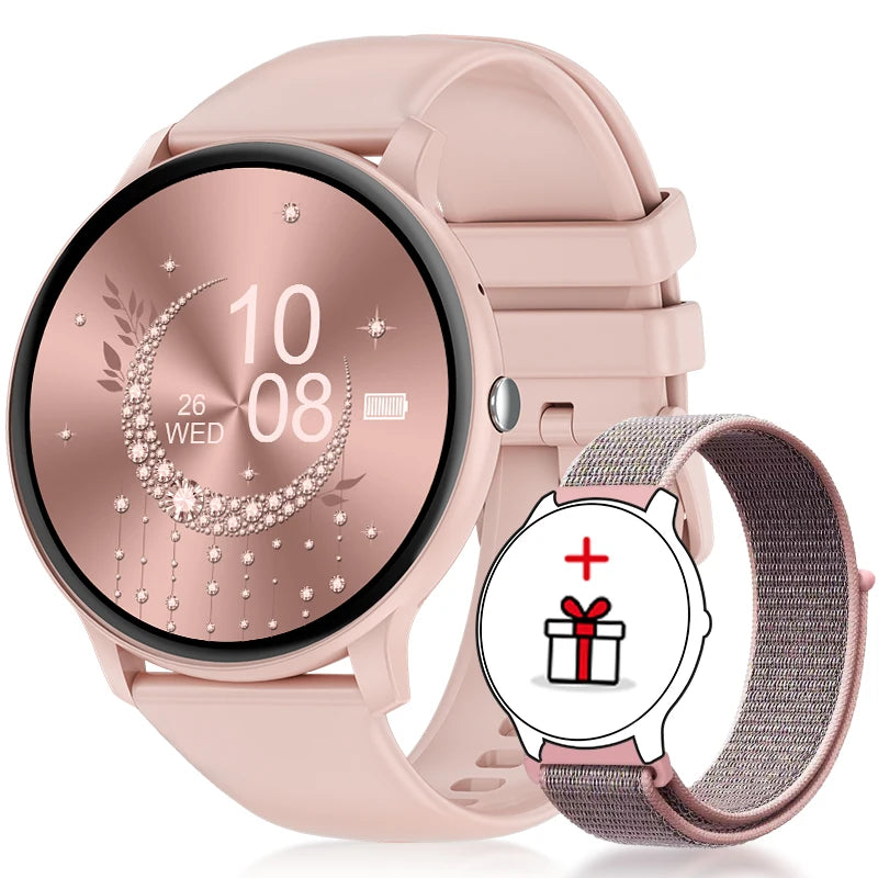 2025 New Smart Watch Women Men Bluetooth Call Sports Fitness Watches Heart Rate Health Monitor Smartwatch Ladies For Android iOS - MOBITECH  WATCH