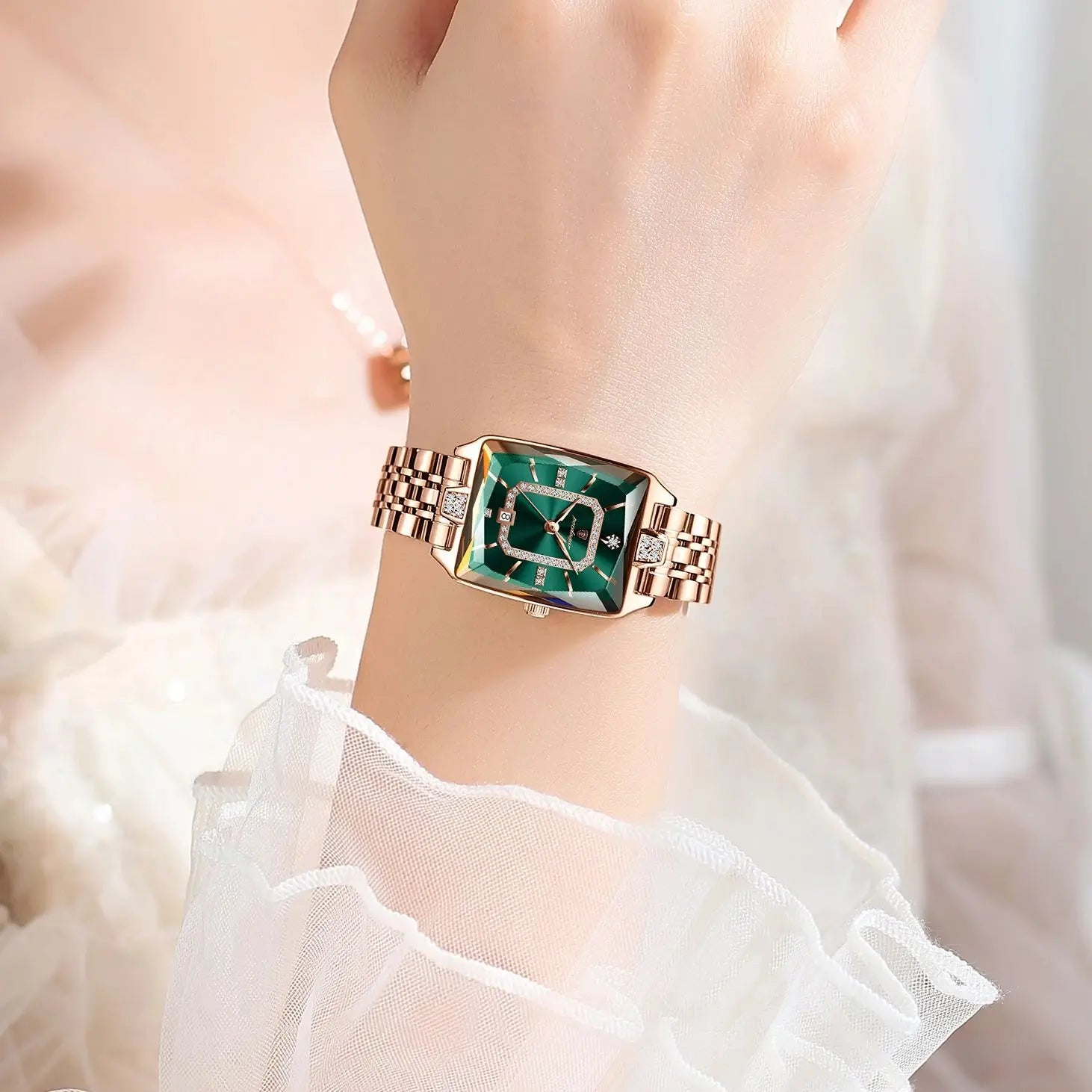 POEDAGAR Luxury Watch For Woman Waterproof Calendar High Quality Ladies Watch Stainless Steel Quartz Women's Watches Elegant+Box - MOBITECH  WATCH