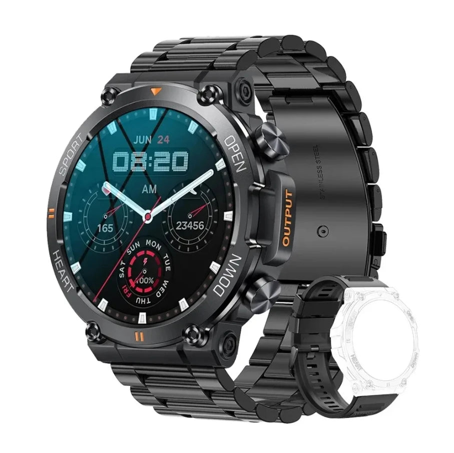 K56Pro Smart Watch for Men Heart Rate Blood Bluetooth Sport 400mAh Long Standby 1.39 Inch 360*360 HD Screen Outdoors Smartwatch - MOBITECH  WATCH
