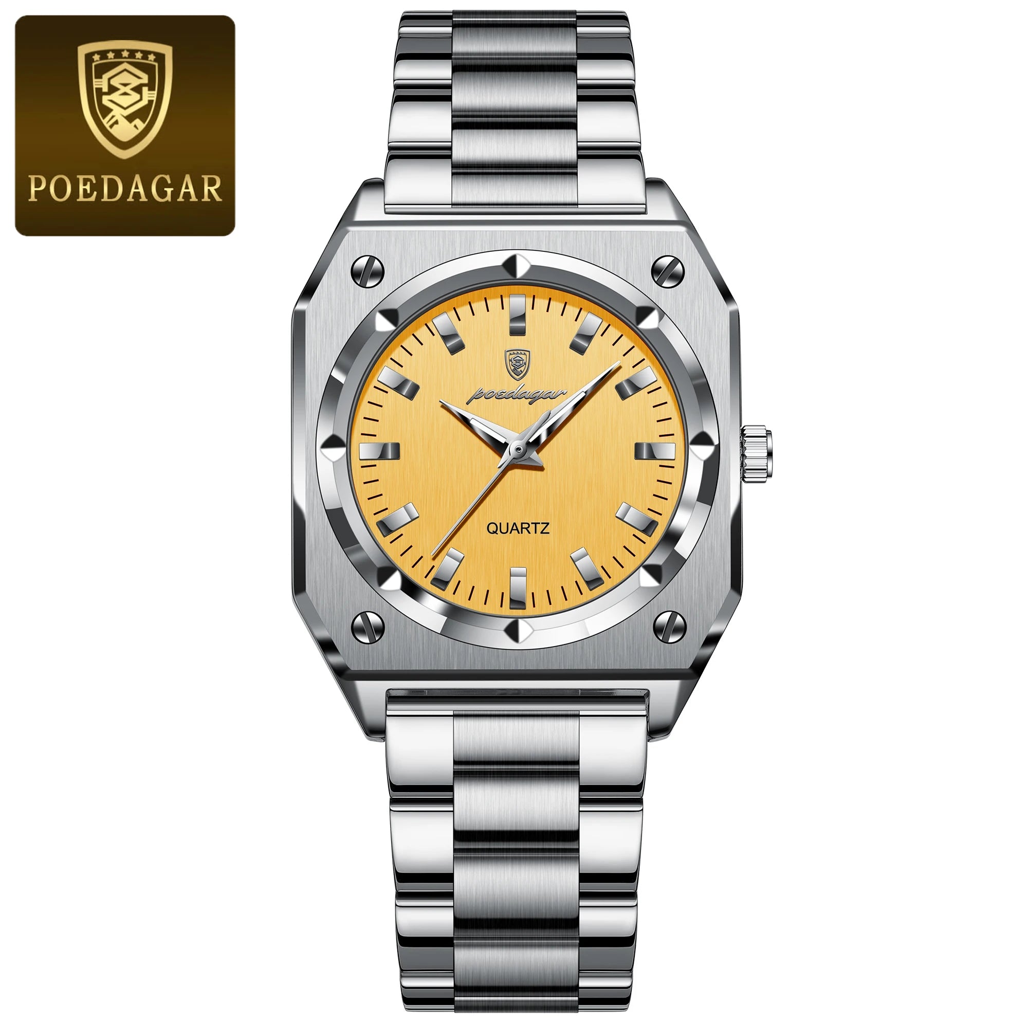 Luxury Elegant Square Ladies Watch Waterproof Luminous Watch for Woman Stainless Steel Quartz Women's Watches Reloj+box - MOBITECH  WATCH