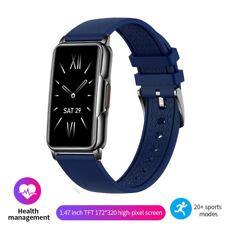 For Android IOS Smart Bracelet Women Smartwatch Men Heart Rate Blood Oxygen Waterproof Sport Smart Band Watch For Ladies +Gift - MOBITECH  WATCH