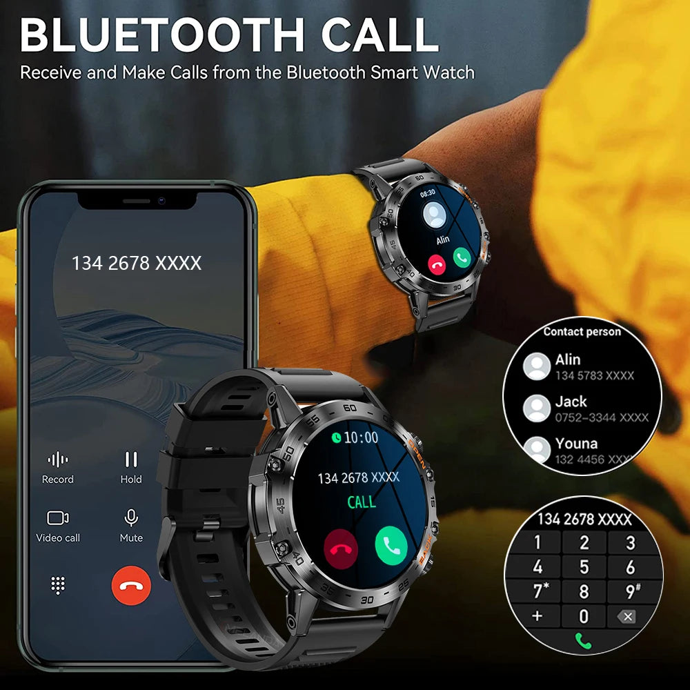 Smart Watch Men Sports Fitness Tracker IP67 Waterproof Smartwatch for Android IOS 400mAh - MOBITECH  WATCH
