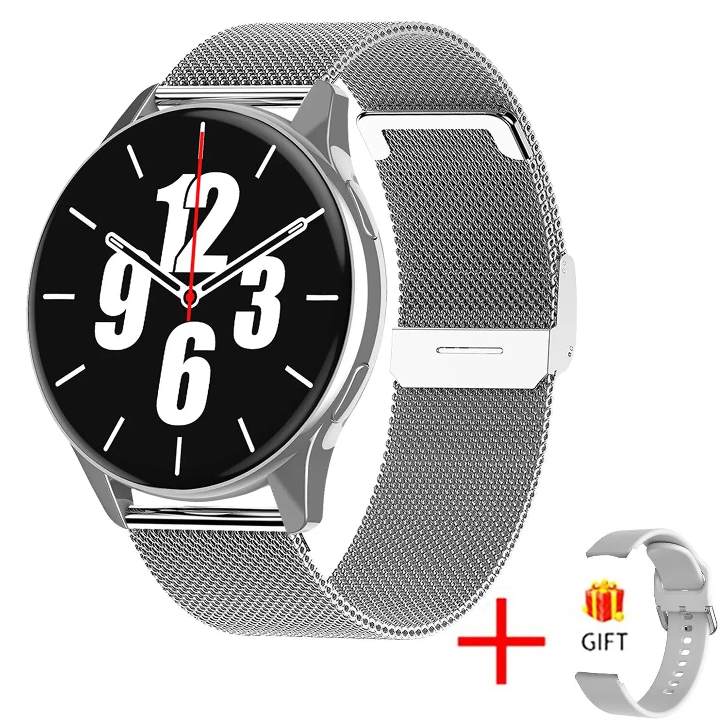 New Smart Watch 2025 Wireless Charging Smartwatch Bluetooth Calls Watches Men Women Fitness Bracelet Custom Watch Face +Box - MOBITECH  WATCH