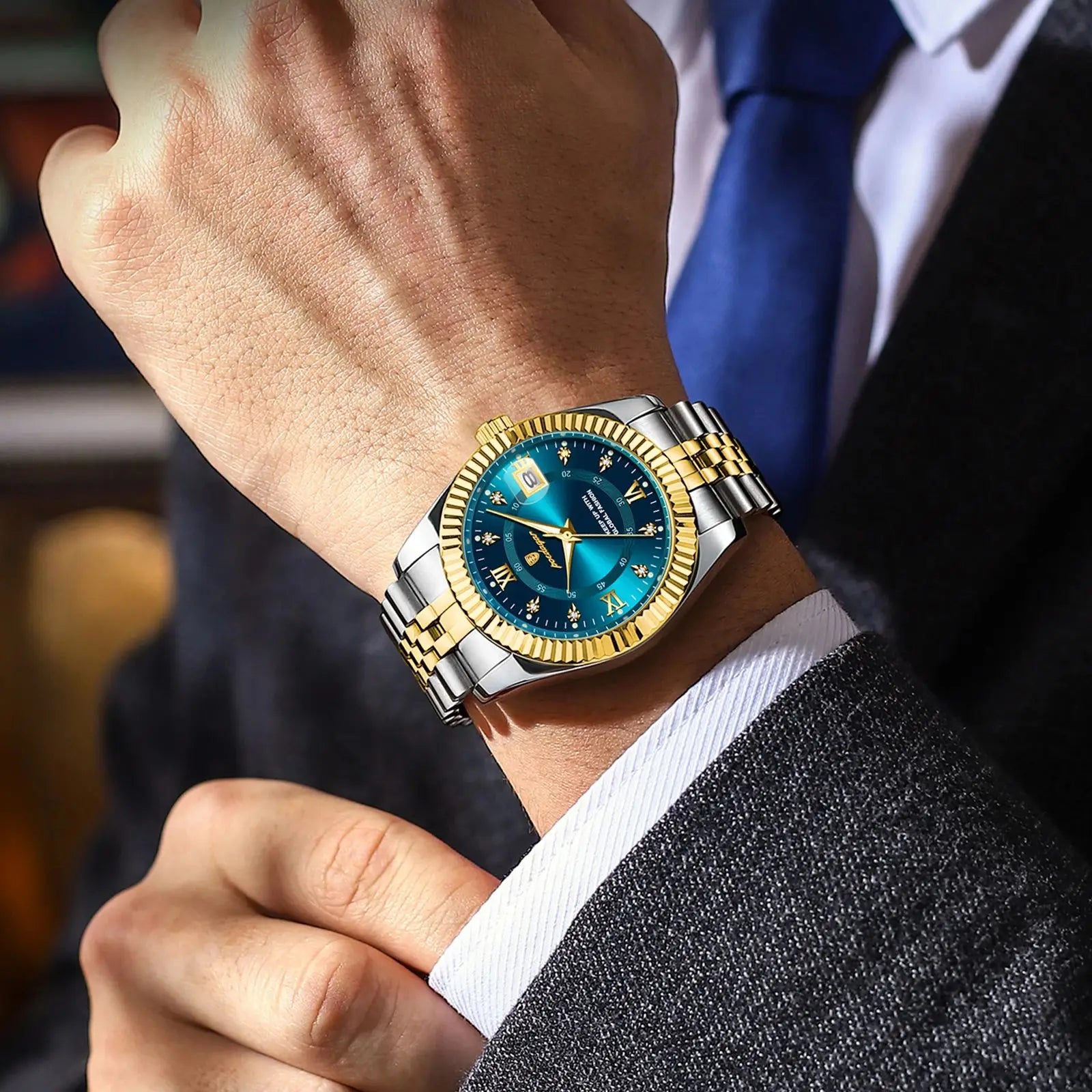 POEDAGAR Luxury Sport Wrist Watch For Man Waterproof Luminous Date Men Watch Quartz Stainless Steel Men's Watches Male Reloj+box - MOBITECH  WATCH