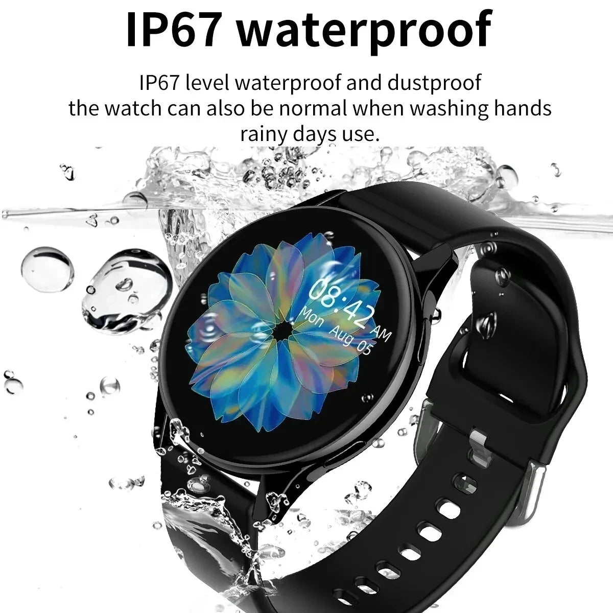 New Smart Watch 2025 Wireless Charging Smartwatch Bluetooth Calls Watches Men Women Fitness Bracelet Custom Watch Face +Box - MOBITECH  WATCH