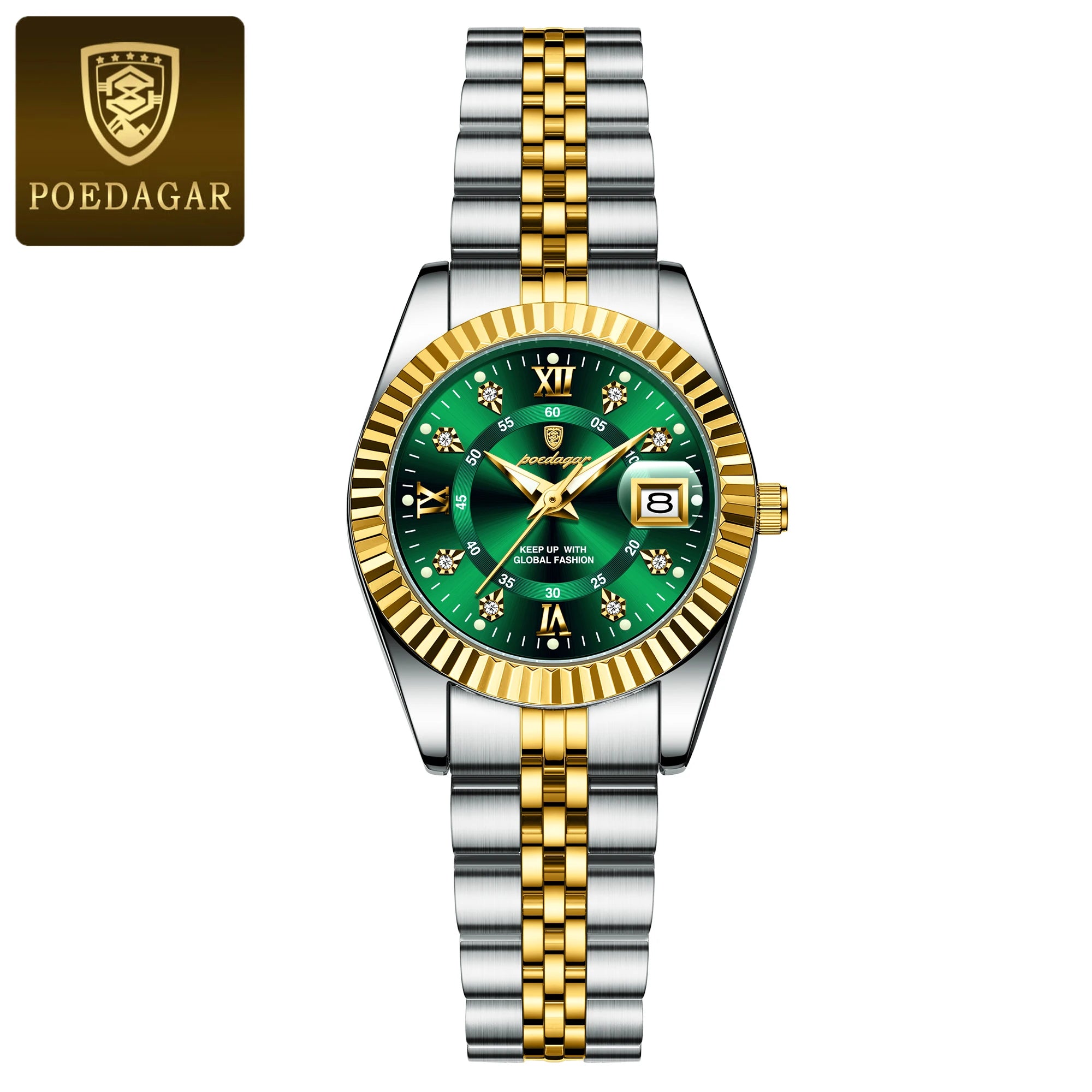 Luxury Elegant Watch for Women Waterproof Luminous Date Ladies Watch Stainless Steel Quartz Women's Watches Girl Reloj - MOBITECH  WATCH