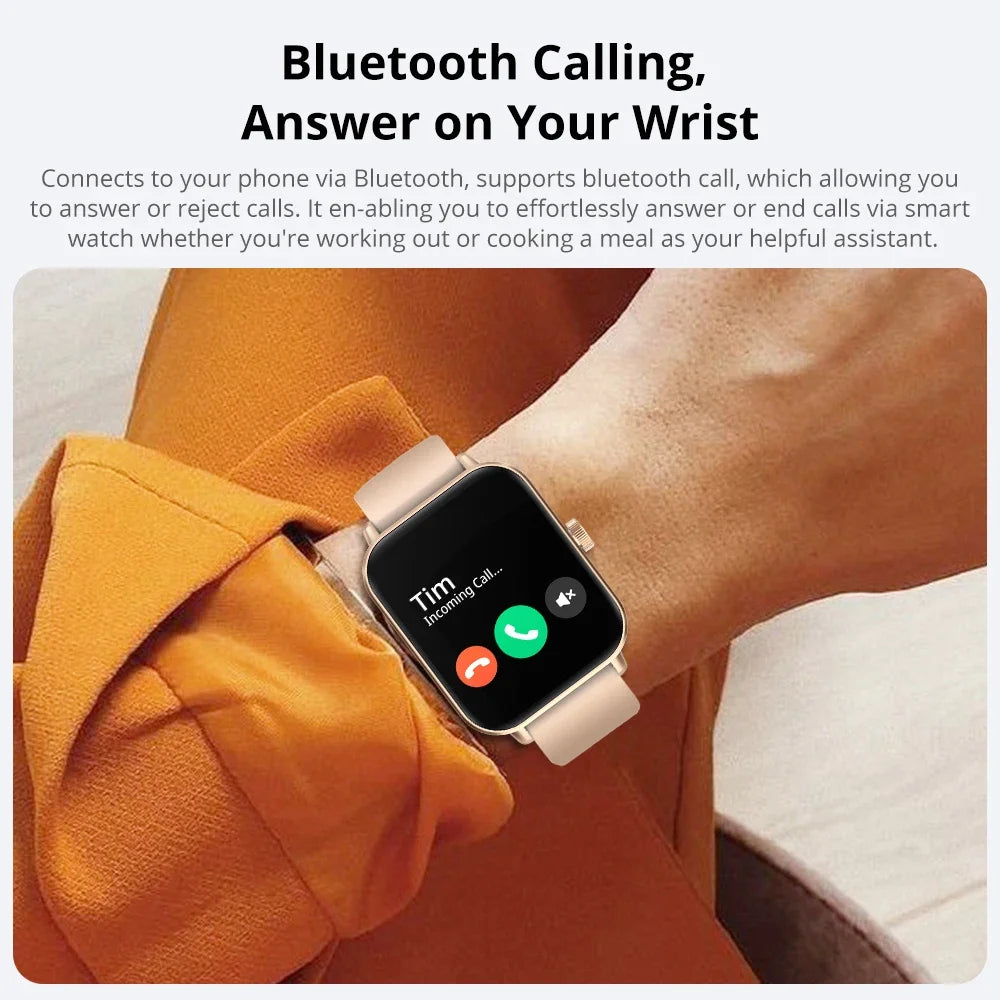 COLMI P81 Voice Calling Smart Watch Ultra 1.9 inch Screen 24H Health Monitor 100+ Sports Modes, Bluetooth Smartwatch Men Women - MOBITECH  WATCH