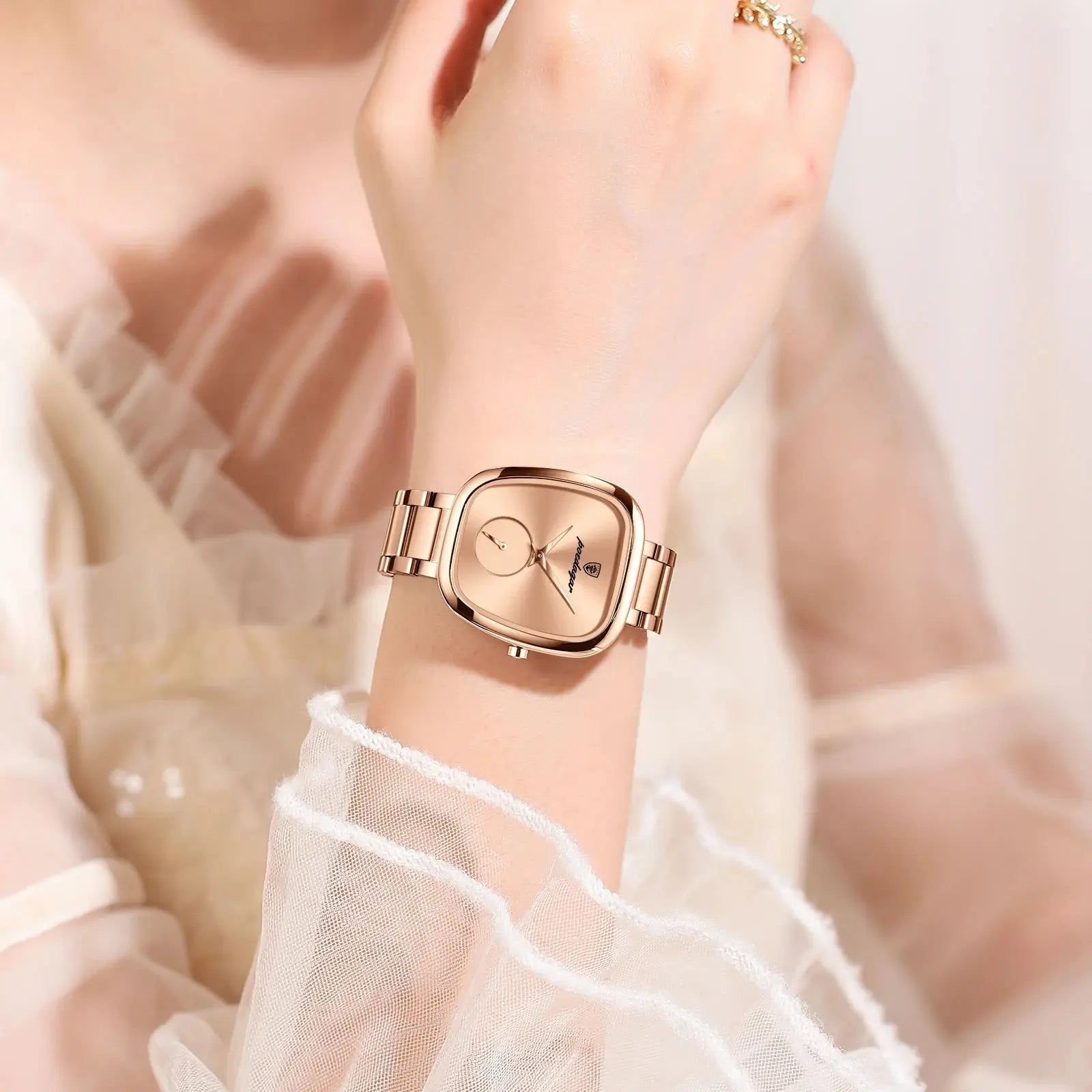 Luxury Elegant Watch For Woman Waterproof Stainless Steel Quartz Women's Watches Simple High Quality Ladies Wristwatch - MOBITECH  WATCH