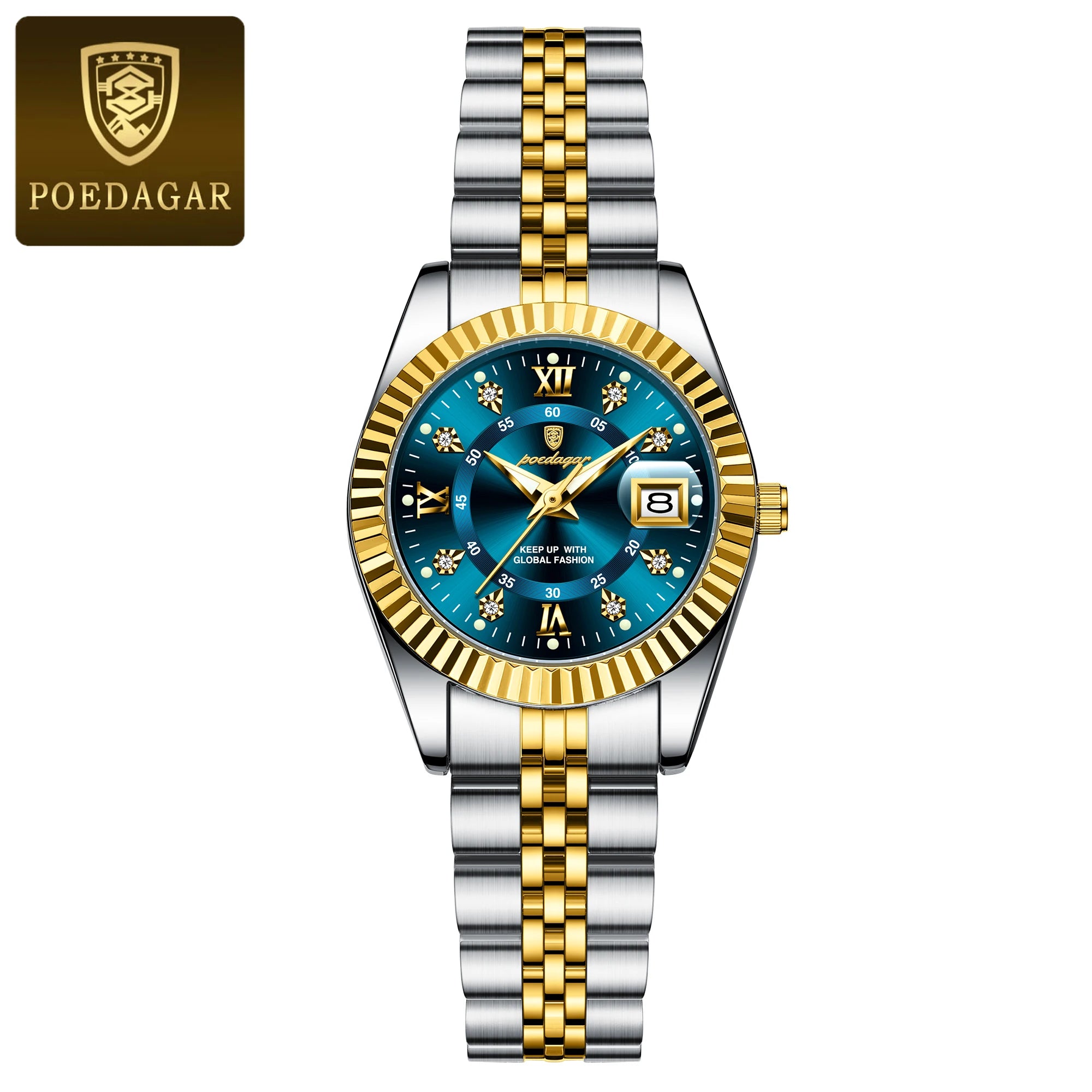 Luxury Elegant Watch for Women Waterproof Luminous Date Ladies Watch Stainless Steel Quartz Women's Watches Girl Reloj - MOBITECH  WATCH