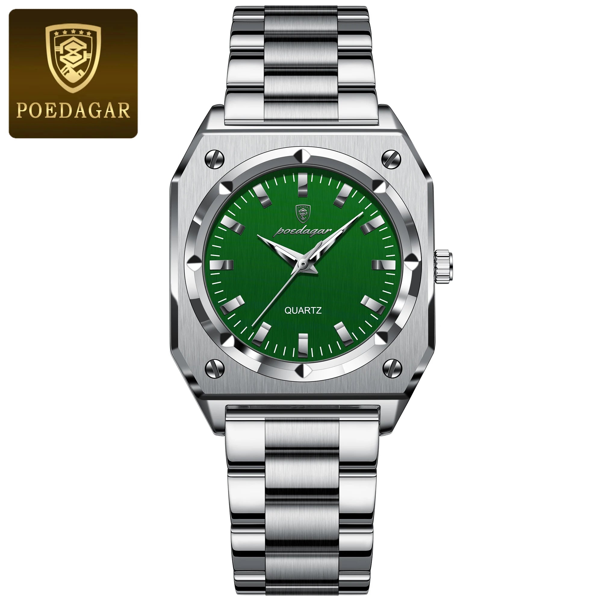 Luxury Elegant Square Ladies Watch Waterproof Luminous Watch for Woman Stainless Steel Quartz Women's Watches Reloj+box - MOBITECH  WATCH
