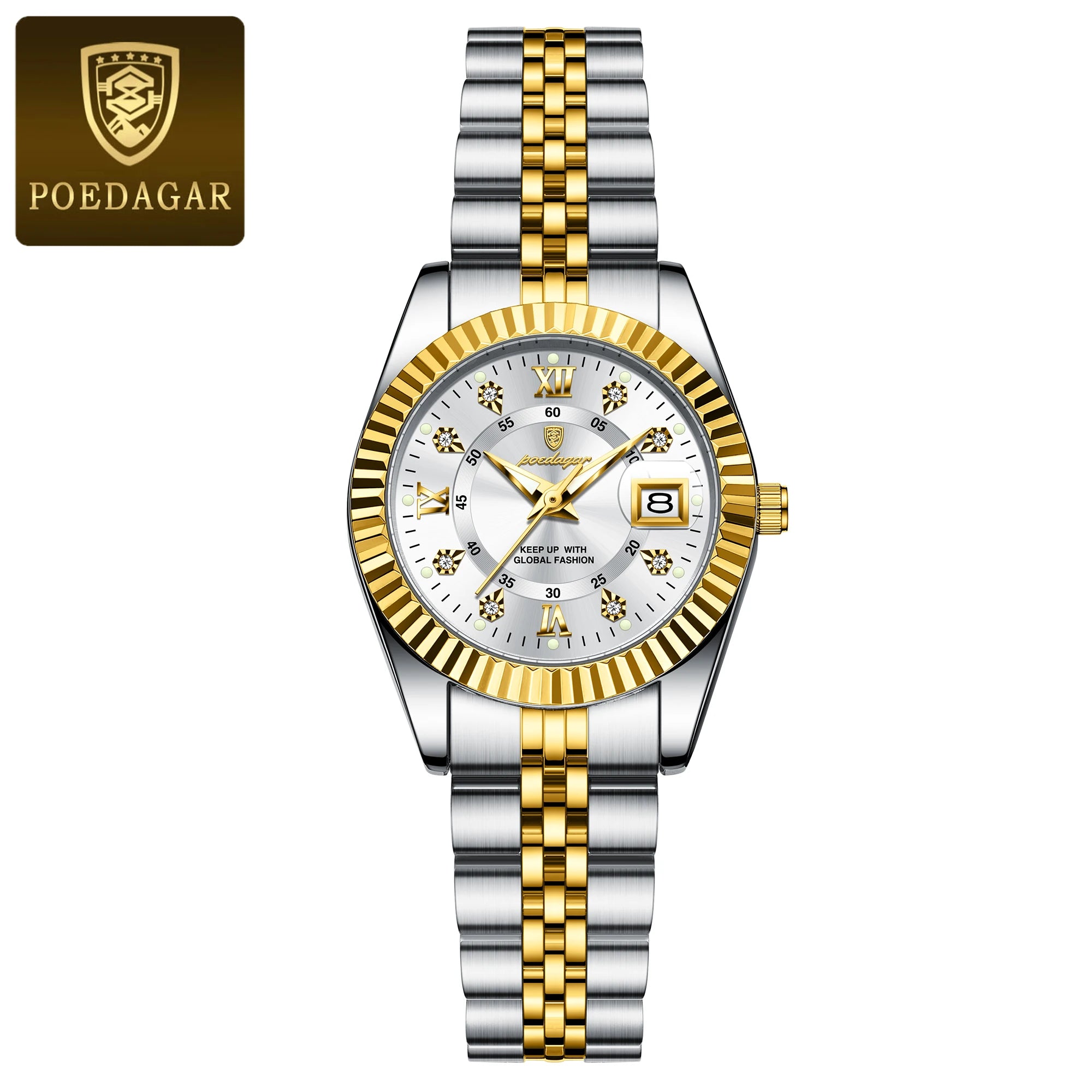 Luxury Elegant Watch for Women Waterproof Luminous Date Ladies Watch Stainless Steel Quartz Women's Watches Girl Reloj - MOBITECH  WATCH