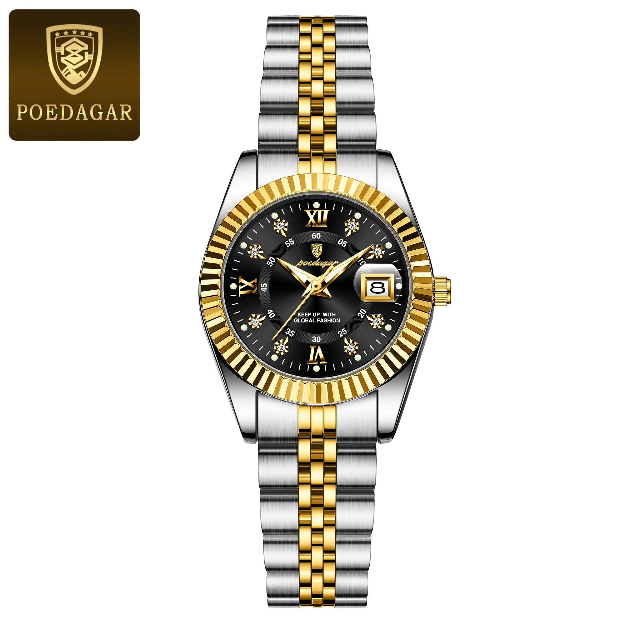 Luxury Elegant Watch for Women Waterproof Luminous Date Ladies Watch Stainless Steel Quartz Women's Watches Girl Reloj - MOBITECH  WATCH