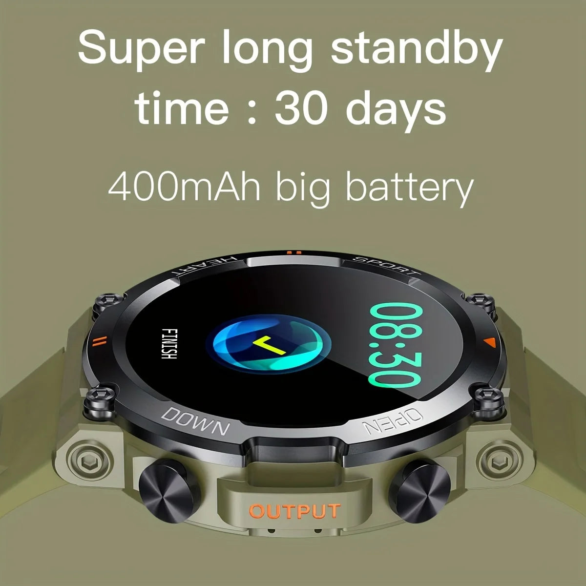 K56Pro Smart Watch for Men Heart Rate Blood Bluetooth Sport 400mAh Long Standby 1.39 Inch 360*360 HD Screen Outdoors Smartwatch - MOBITECH  WATCH