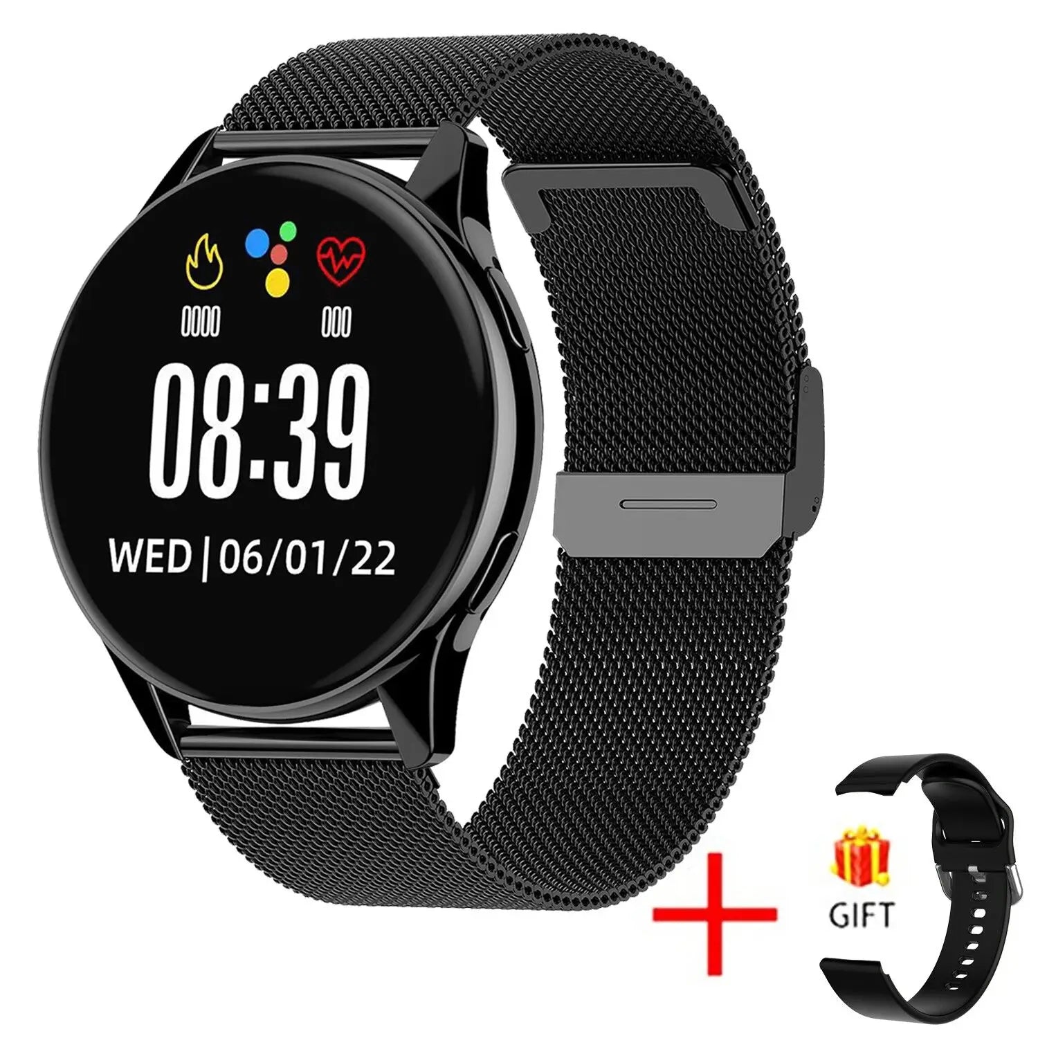 New Smart Watch 2025 Wireless Charging Smartwatch Bluetooth Calls Watches Men Women Fitness Bracelet Custom Watch Face +Box - MOBITECH  WATCH