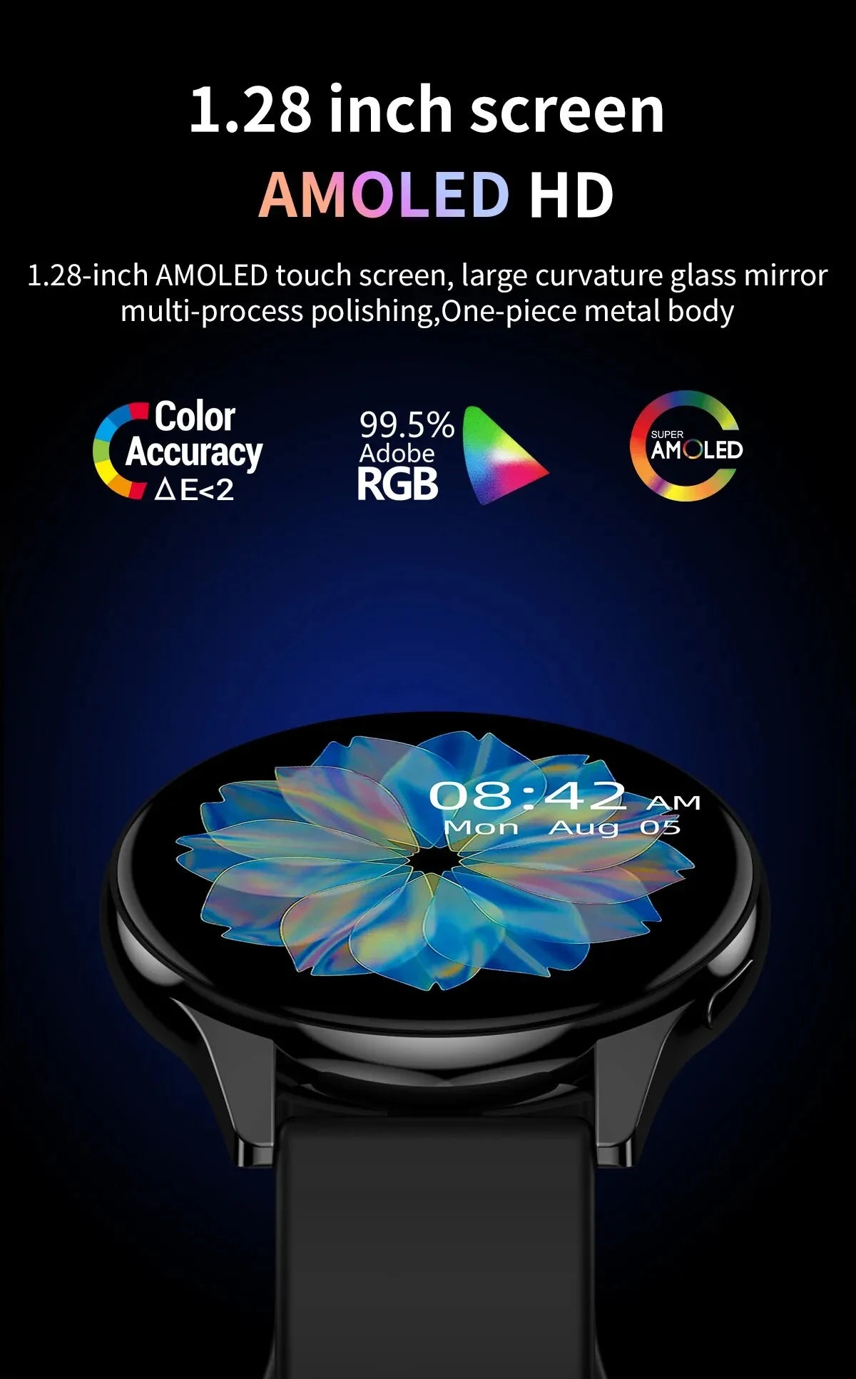 New Smart Watch 2025 Wireless Charging Smartwatch Bluetooth Calls Watches Men Women Fitness Bracelet Custom Watch Face +Box - MOBITECH  WATCH