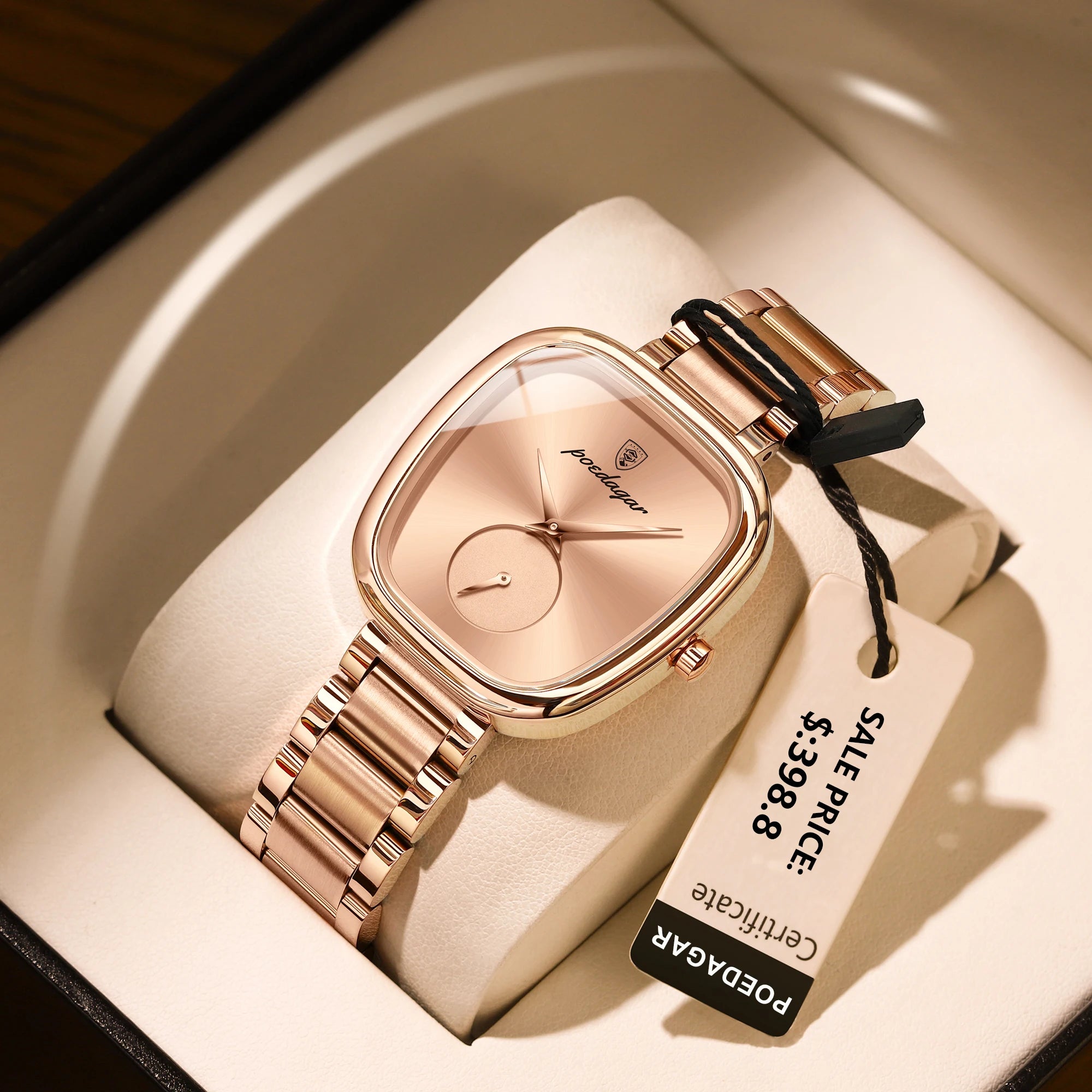 Luxury Elegant Watch For Woman Waterproof Stainless Steel Quartz Women's Watches Simple High Quality Ladies Wristwatch - MOBITECH  WATCH